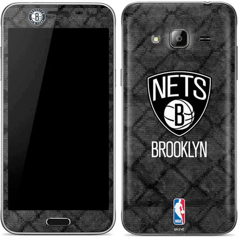 NBA Brooklyn Nets Dark Rust Galaxy J3 Skin