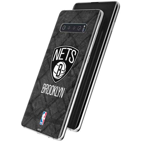 NBA Brooklyn Nets Dark Rust Galaxy S10 Plus Skin