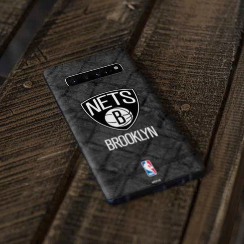 NBA Brooklyn Nets Dark Rust Galaxy S10 Skin