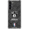 NBA Brooklyn Nets Dark Rust Galaxy S24 FE Clear Case