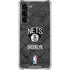 NBA Brooklyn Nets Dark Rust Galaxy S24 FE Clear Case