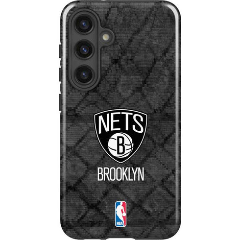 NBA Brooklyn Nets Dark Rust Galaxy S25 Plus Impact Case