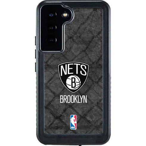 NBA Brooklyn Nets Dark Rust Galaxy S24 Plus Waterproof Case