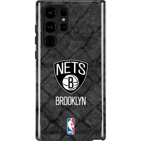 NBA Brooklyn Nets Dark Rust Galaxy S25 Ultra Impact Case
