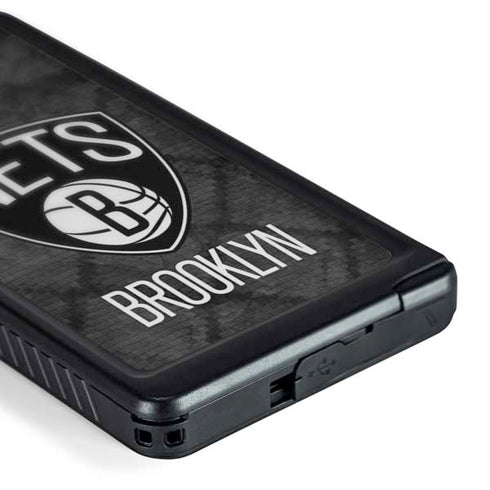 NBA Brooklyn Nets Dark Rust Galaxy S24 Ultra Waterproof Case