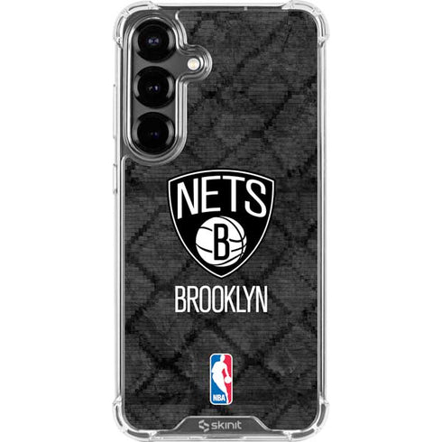 NBA Brooklyn Nets Dark Rust Galaxy S26 Clear Case