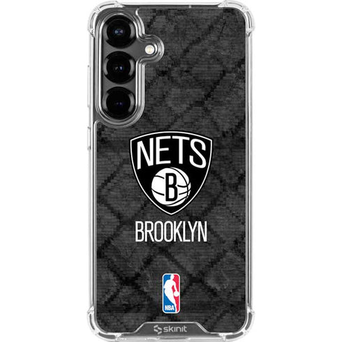 NBA Brooklyn Nets Dark Rust Galaxy S26 Plus Clear Case