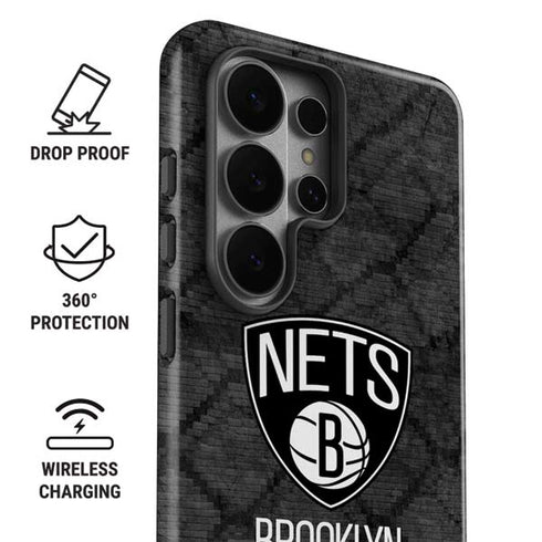 NBA Brooklyn Nets Dark Rust Galaxy S26 Ultra Impact Case