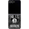 NBA Brooklyn Nets Dark Rust Galaxy Z Flip6 Skin
