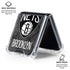 NBA Brooklyn Nets Dark Rust Galaxy Z Flip6 Clear Case
