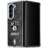 NBA Brooklyn Nets Dark Rust Galaxy Z Fold5 5G Clear Case