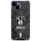 NBA Brooklyn Nets Dark Rust iPhone 15 Clear Case