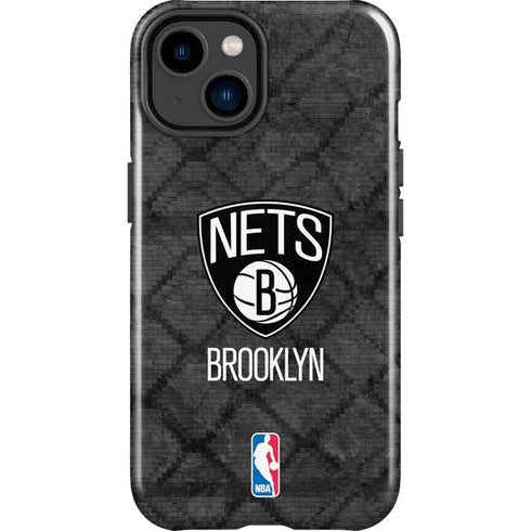 NBA Brooklyn Nets Dark Rust iPhone 15 Impact Case