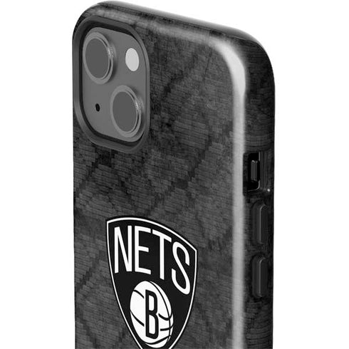 NBA Brooklyn Nets Dark Rust iPhone 15 Impact Case