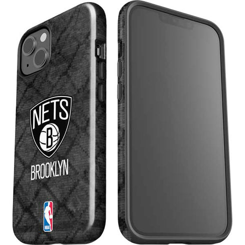 NBA Brooklyn Nets Dark Rust iPhone 15 Impact Case