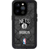 NBA Brooklyn Nets Dark Rust iPhone 15 Pro Waterproof Case