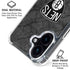 NBA Brooklyn Nets Dark Rust iPhone 16 Plus Clear Case