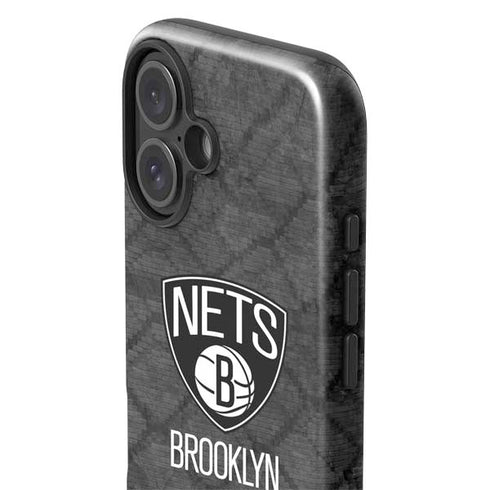 NBA Brooklyn Nets Dark Rust iPhone 16 Plus Impact Case