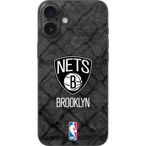 NBA Brooklyn Nets Dark Rust iPhone 16 Plus Skin