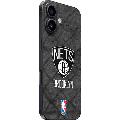 NBA Brooklyn Nets Dark Rust iPhone 16 Plus Skin