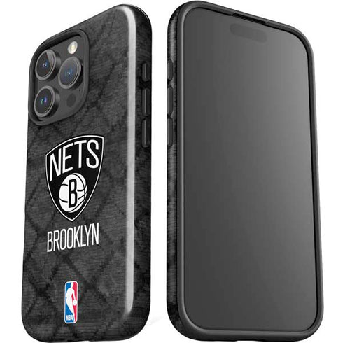 NBA Brooklyn Nets Dark Rust iPhone 16 Pro Impact Case