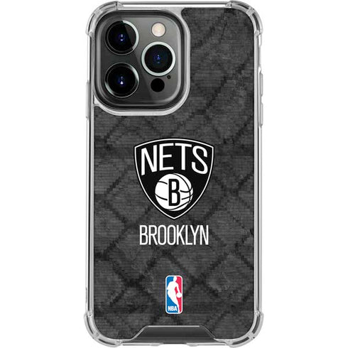 NBA Brooklyn Nets Dark Rust iPhone 16 Pro Max Clear Case