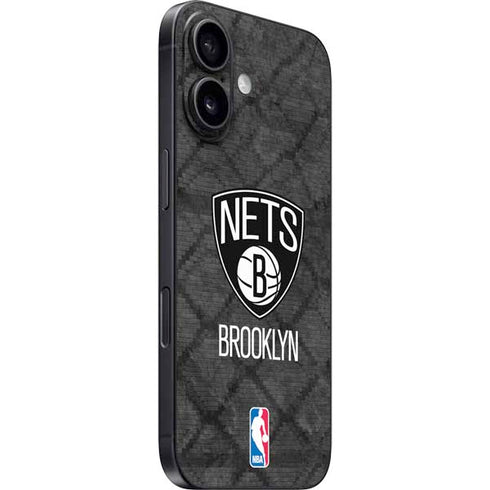 NBA Brooklyn Nets Dark Rust iPhone 16 Skin