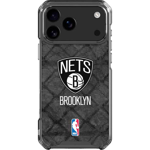 NBA Brooklyn Nets Dark Rust iPhone 18 Pro Max Clear Case