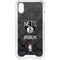 NBA Brooklyn Nets Dark Rust iPhone XS Clear Case