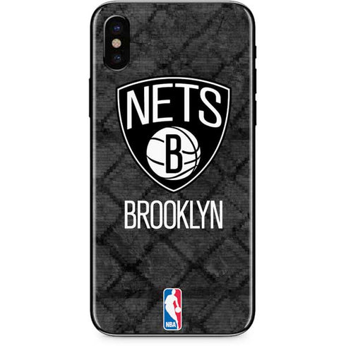 NBA Brooklyn Nets Dark Rust iPhone XS Skin