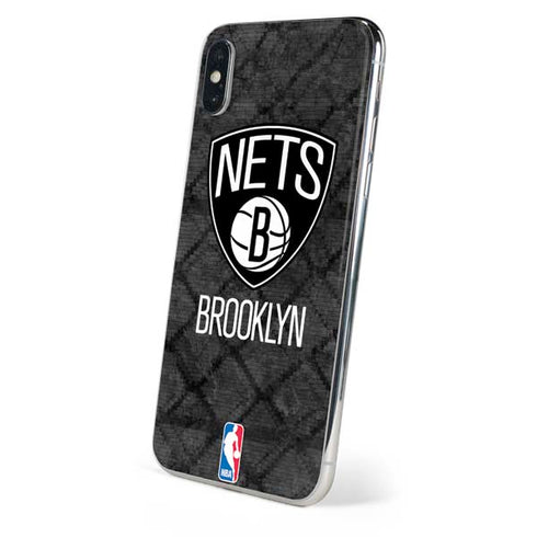 NBA Brooklyn Nets Dark Rust iPhone XS Skin