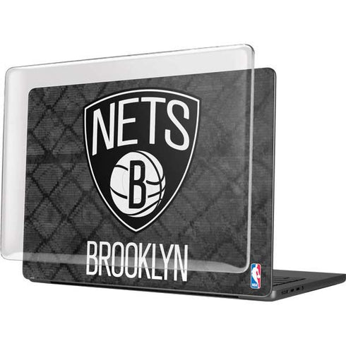 NBA Brooklyn Nets Dark Rust MacBook Pro 14in (2021-24) Case plus Skin