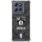 NBA Brooklyn Nets Dark Rust Moto G 5G (2025) Clear Case