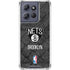 NBA Brooklyn Nets Dark Rust Moto G 5G (2025) Clear Case