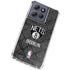 NBA Brooklyn Nets Dark Rust Moto G 5G (2025) Clear Case