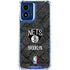 NBA Brooklyn Nets Dark Rust Moto G 5G (2024) Clear Case
