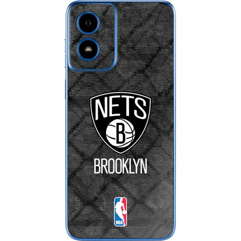 NBA Brooklyn Nets Dark Rust Moto G Play 4G (2024) Skin