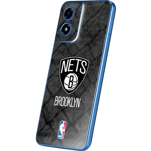 NBA Brooklyn Nets Dark Rust Moto G Play 4G (2024) Skin
