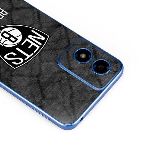 NBA Brooklyn Nets Dark Rust Moto G Play 4G (2024) Skin