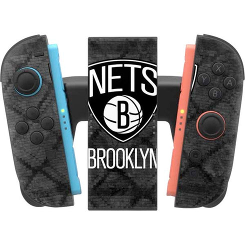 NBA Brooklyn Nets Dark Rust Nintendo Switch 2 (2025) Joy-Con Controller Skin