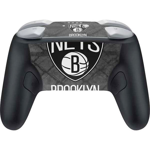 NBA Brooklyn Nets Dark Rust Nintendo Switch 2 (2025) Pro Controller Skin