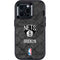 NBA Brooklyn Nets Dark Rust Otterbox Defender iPhone Skin