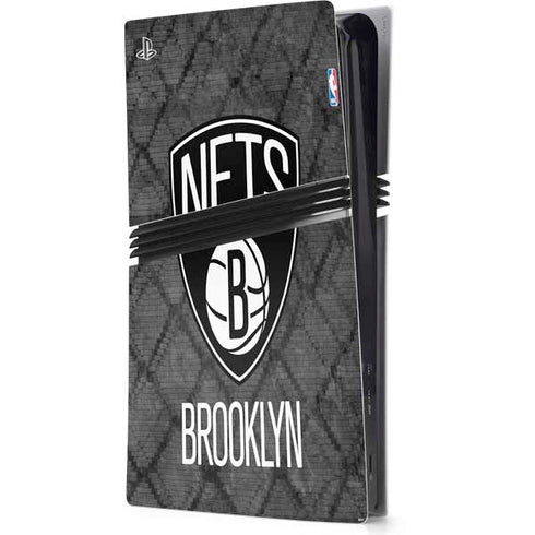 NBA Brooklyn Nets Dark Rust PS5 Pro Console Skin