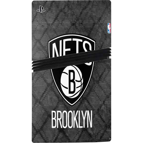 NBA Brooklyn Nets Dark Rust PS5 Pro Console Skin