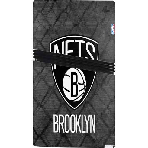NBA Brooklyn Nets Dark Rust PS5 Pro Console Skin