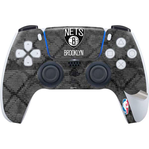 NBA Brooklyn Nets Dark Rust PS5 Pro Disk Bundle Skin