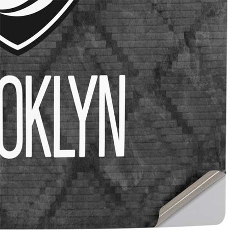 NBA Brooklyn Nets Dark Rust PS5 Slim Digital Edition Console Skin