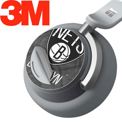 NBA Brooklyn Nets Dark Rust Surface Headphones Skin