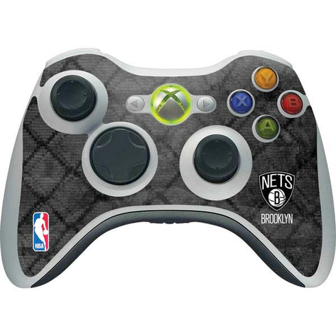 NBA Brooklyn Nets Dark Rust Xbox 360 Wireless Controller Skin