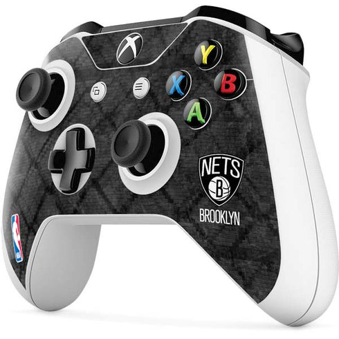NBA Brooklyn Nets Dark Rust Xbox One S Controller Skin